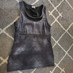 Athleta Shanti Misty Lace Print Tank size m
